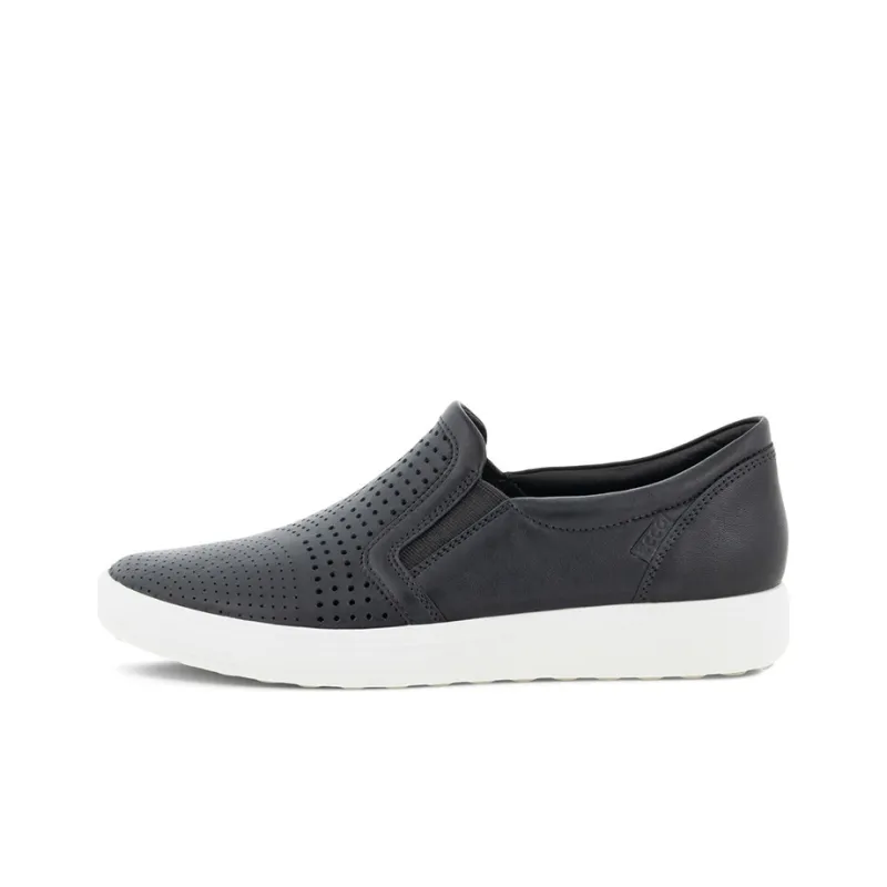 Ecco Skateboard Shoes Women's Low-Top Black-0