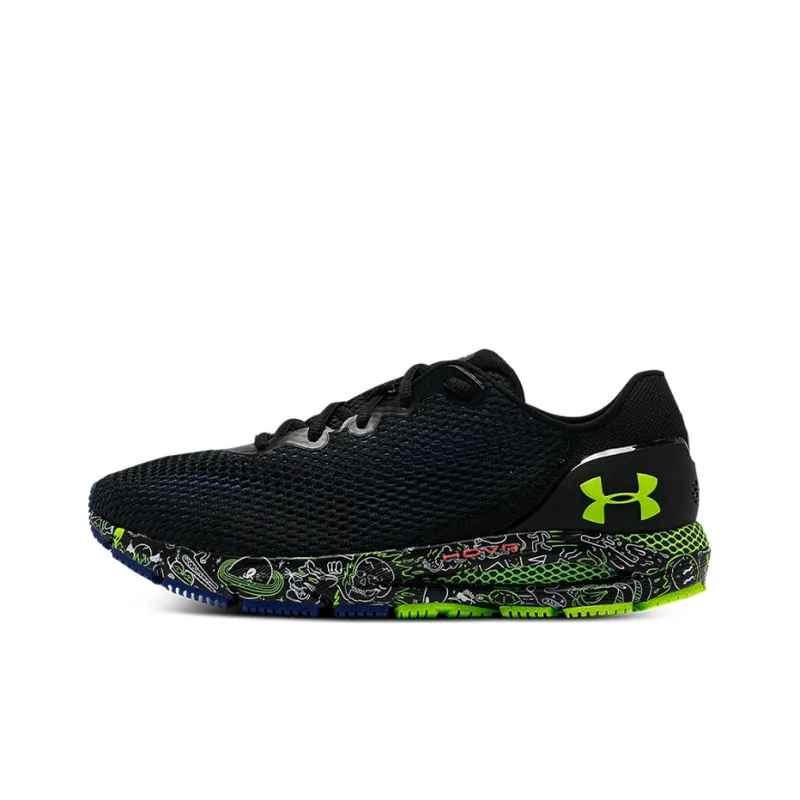 Under Armour Hovr Sonic 4 FnRn Cn Sports Shoes Black/Green Women's-0