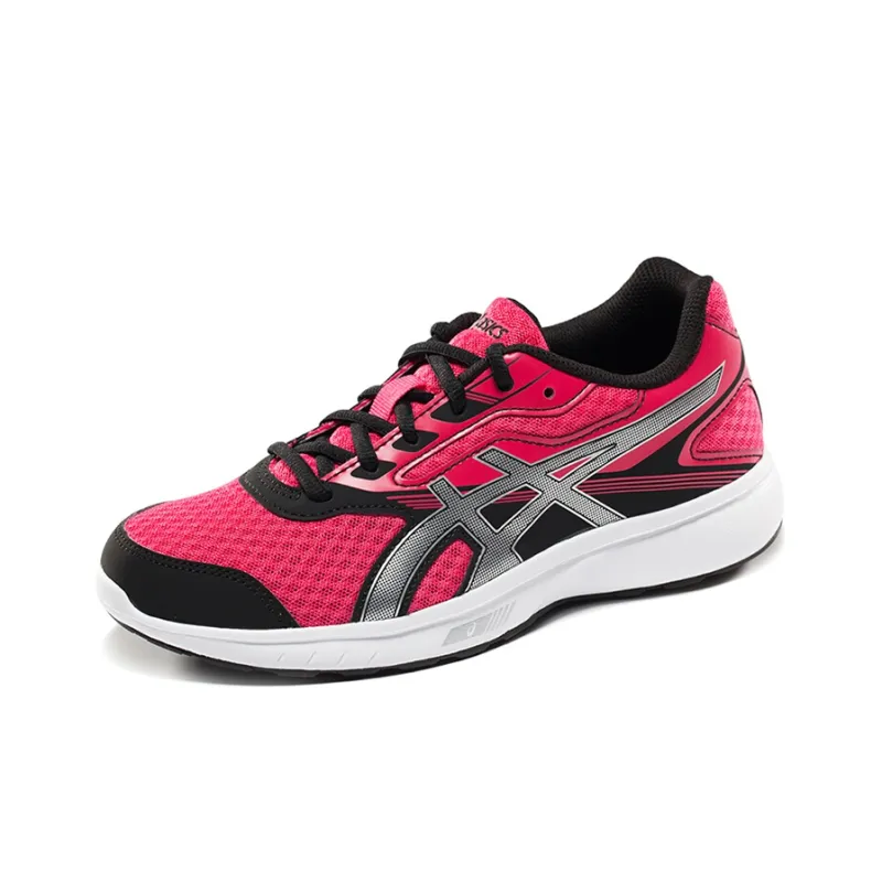 Asics Stormer Wear-resistant Non-slip And Breathable Low-Top Running Shoes Women's Pink Silver-1