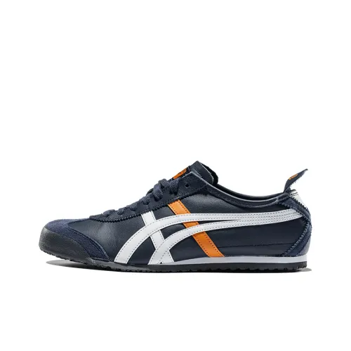 Onitsuka Tiger MEXICO 66 Casual Shoes Unisex Low-Top Navy Blue/White/Yellow