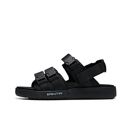 ANTA Life Collection Beach Sandals Men Black