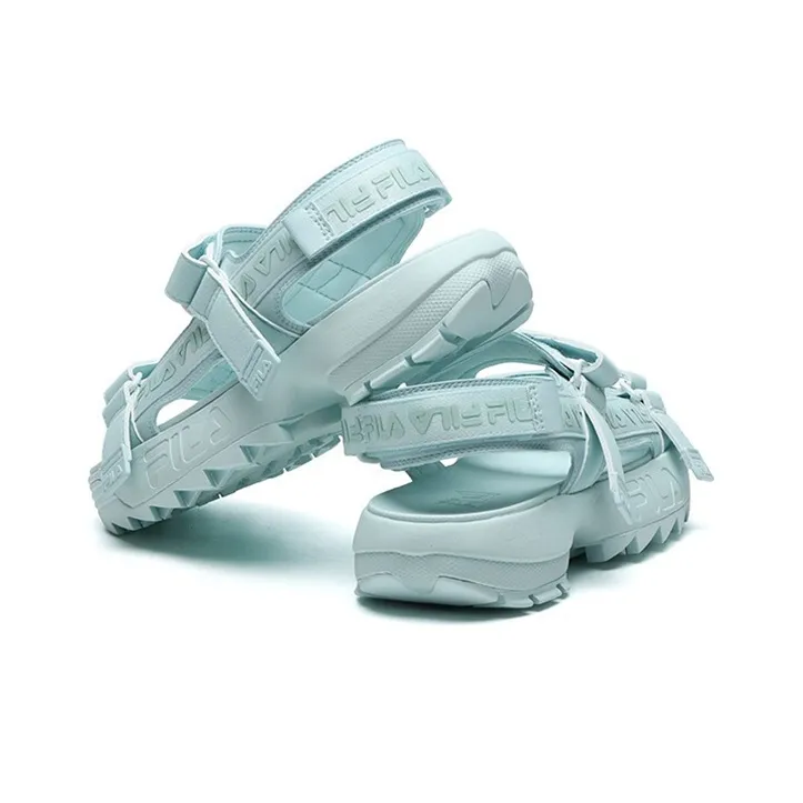 FILA Disruptor Sports Sandals Gs Blue Women's-4