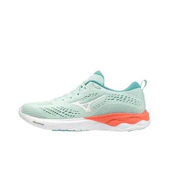 Mizuno Wave Revolt Running Shoes Women's Low-Top Cyan/Orange/White