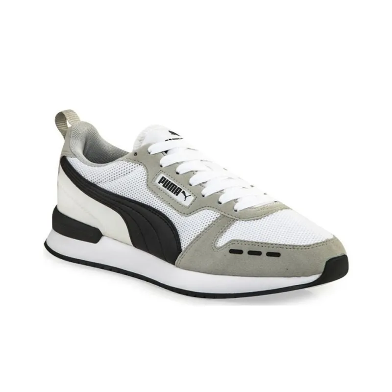 PUMA R78 Casual Shoes Men Low-Top Gray/Black/White-3