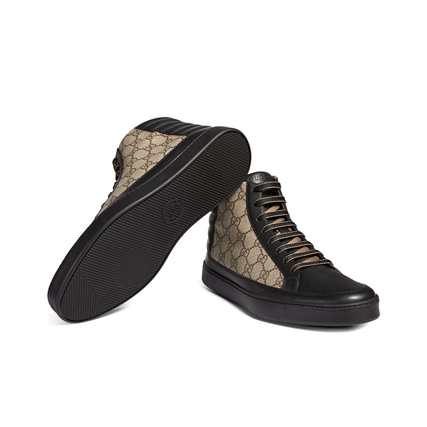 GUCCI Gg Supreme High 'Black Tan' - POIZON