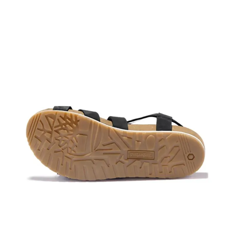 Timberland Women's Malibu Waves Ankle-Strap Sandal 'Jet Black'-3