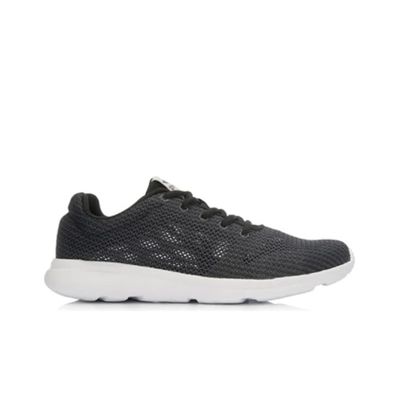 LiNing Cushioned Slip Resistant Breathable Low Top Running Shoes Men's Black-1