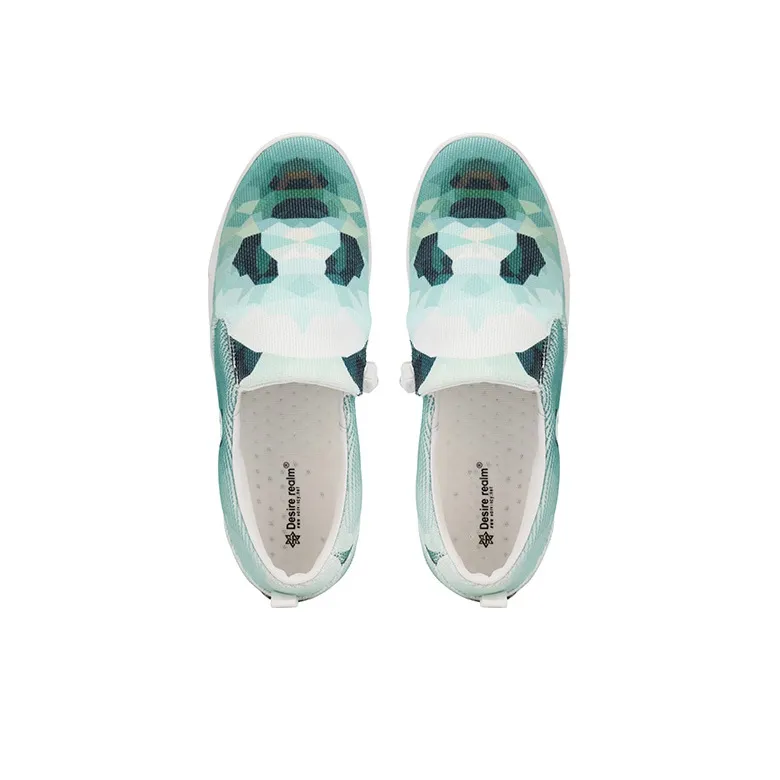 NORVINCY Stylish Skateboarding Shoes Unisex Gray Green-2