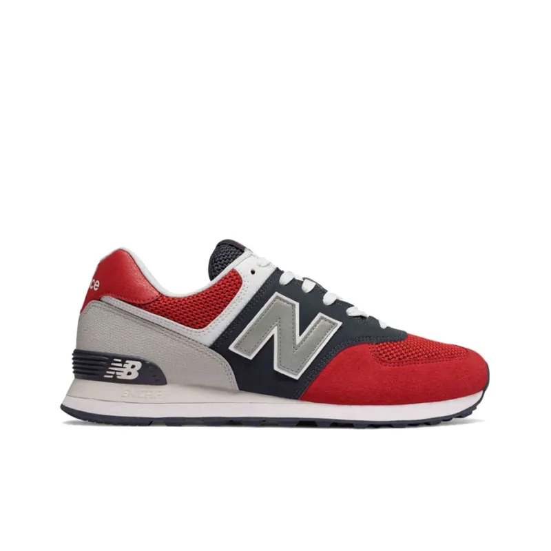 New Balance 574 Pebbled Sport 'Team Red'-1