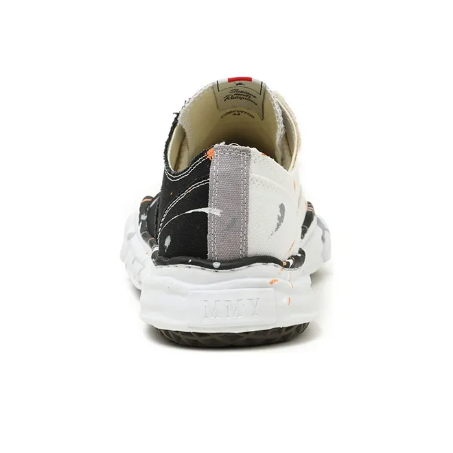 MIHARA YASUHIRO Low-Top Stylish Skateboarding Shoes Men's Black White Old-fashioned-4