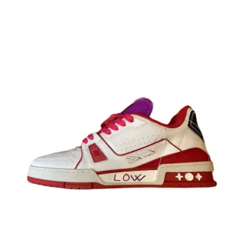 LOUIS VUITTON Trainer Upcycling Sneakers 'White Red Purple For Sydney'