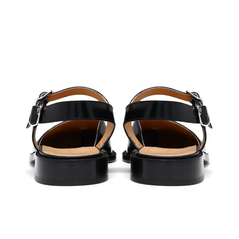 Maison Margiela Tabi Ankle-strap Leather Sandals-3