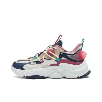 Erke Small Wings Cushioning Wear Resistant Low Top Casual Shoes Women's Ivory