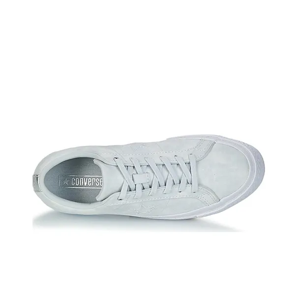 Converse One Star Low Tops Retro Skateboarding Shoes Unisex Light Blue-6