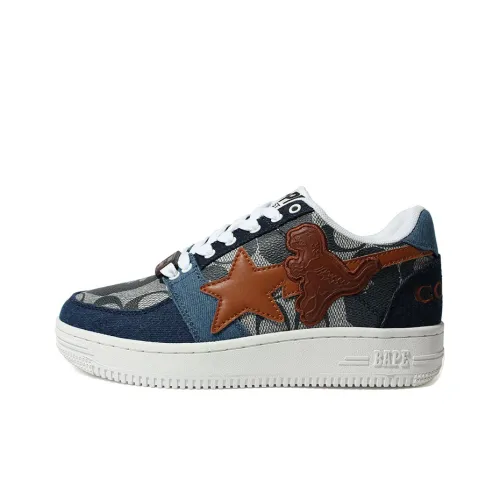 BAPE A BATHING APE Bape Sta Low Coach Blue