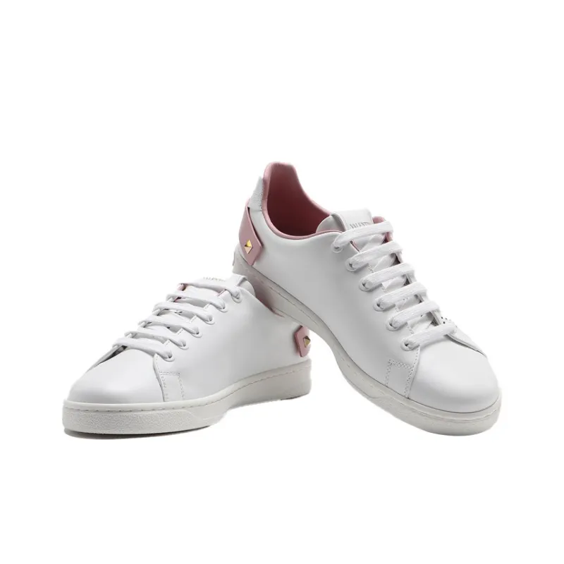 Valentino Women's Backnet Sneaker 'White Light Pink'-3