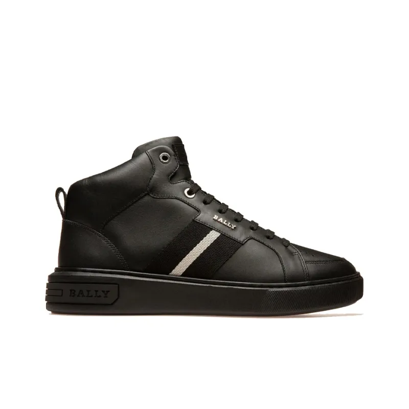 BALLY Stripe-detail High-top Sneakers-1