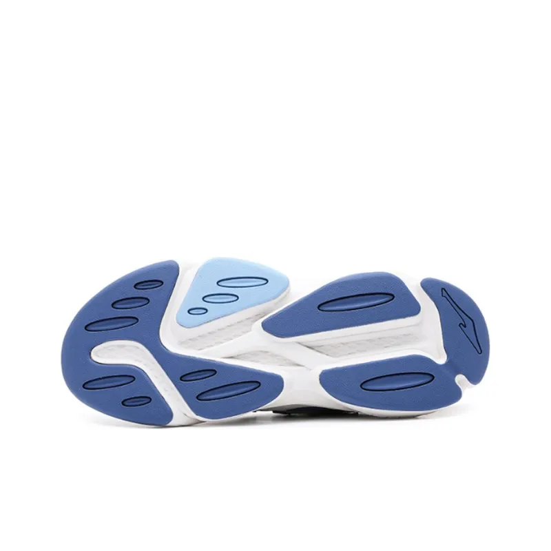 Erke Strange Bomb Running Shoes Men Low Top White/Blue-5