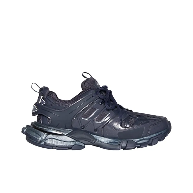 Balenciaga Track Metallic Grey Navy-1