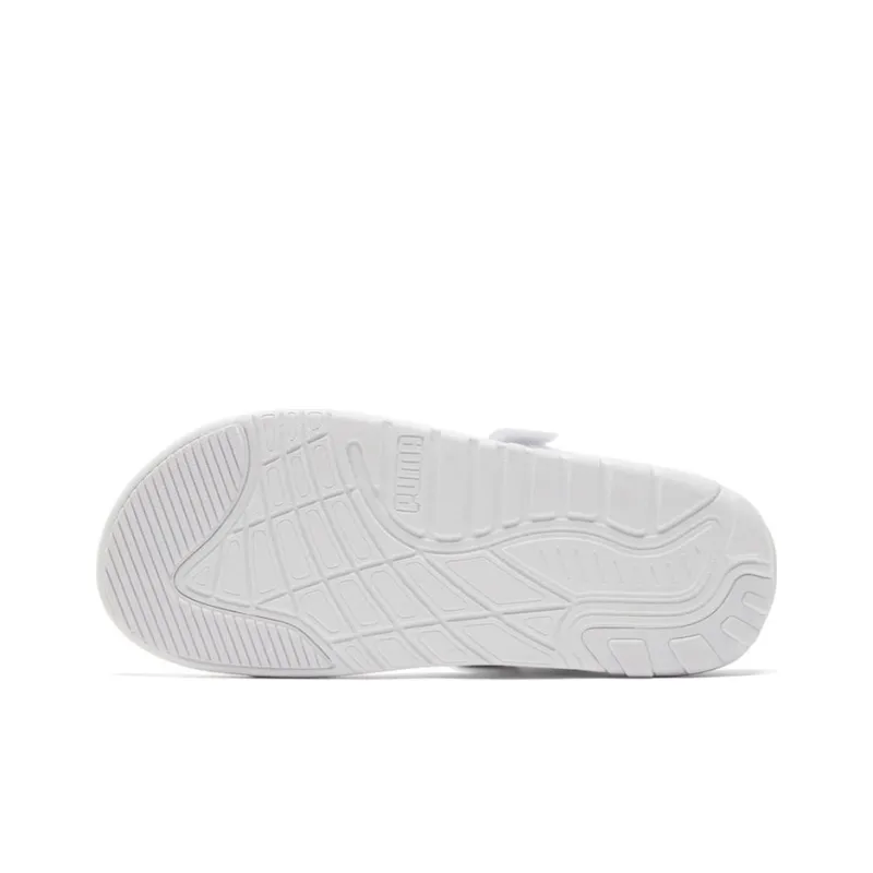 PUMA Softride Sandal Iri Gs Sandal White/Silver Women's-5