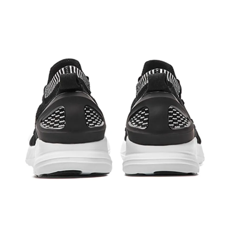 Anta Cushioning, Slip Resistant, And Abrasion Resistant Low Top Running Shoes Men's Black-3