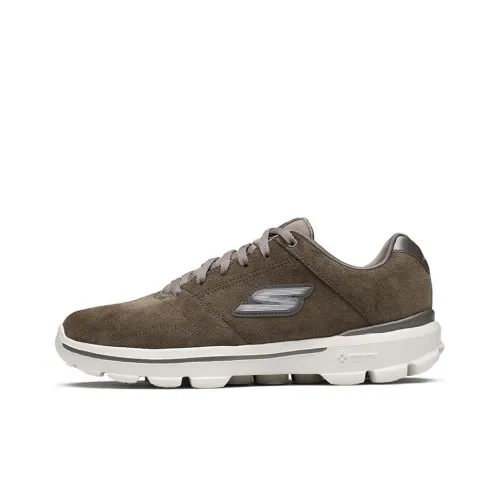 Skechers Go Walk 3 Casual Shoes Men Low-Top Khaki/White