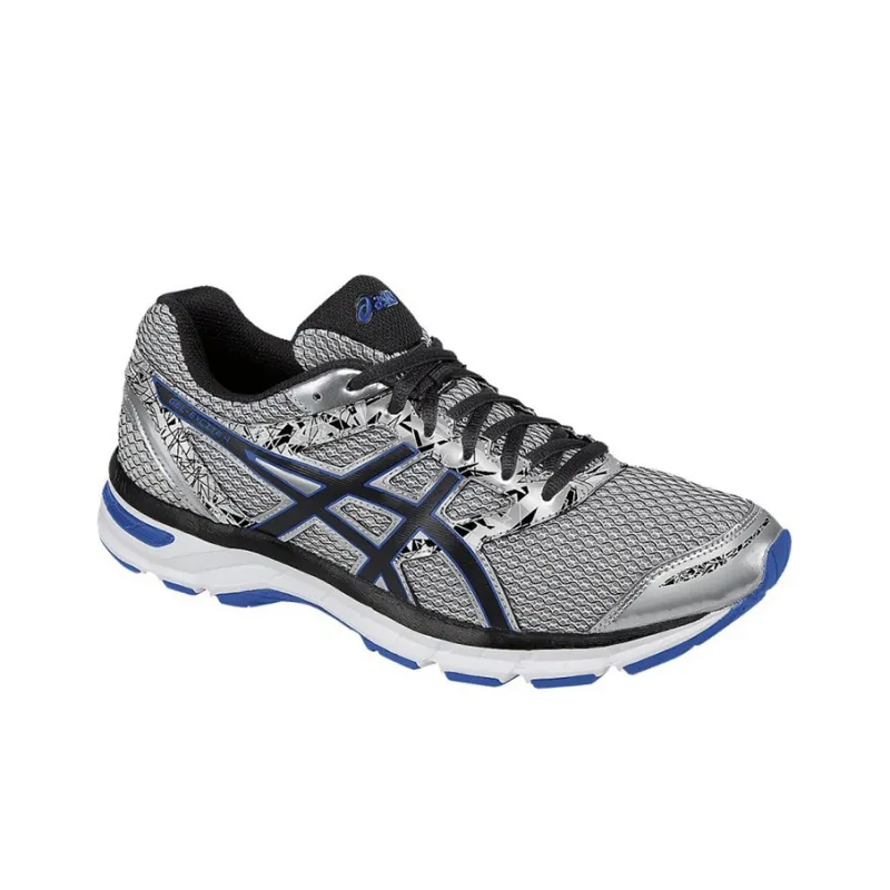 Asics Gel-Excite 4 Anti-Slip And Wear-Resistant Breathable Low-Top Running Shoes Men's Silver Blue-1