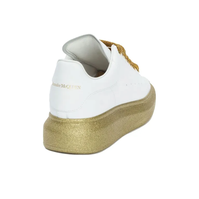 Alexander McQueen Oversized Sneaker 'White Gold' Women's-2