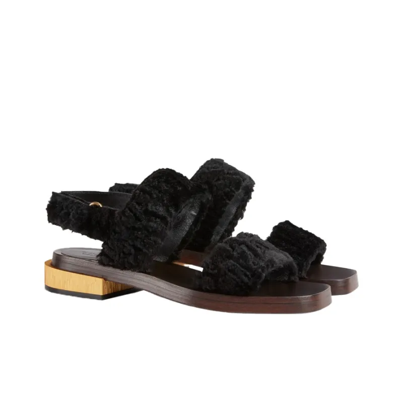 GUCCI 2015 Re Edition Beach Sandals Women's Black-2