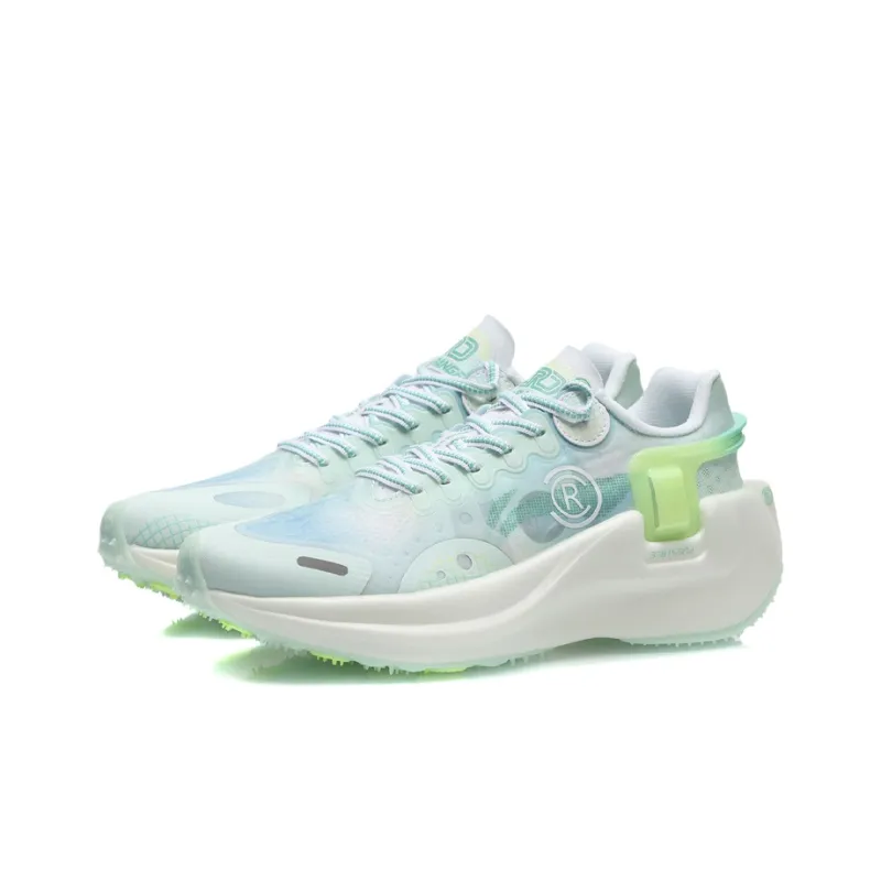 LiNing Ranger Travel Hero Essential Rebound Low-Top Running Shoes Women's Blue Green-2