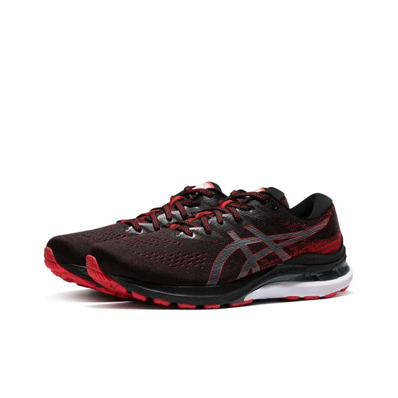 Asics Gel Kayano 28 Black Electric Red White-1