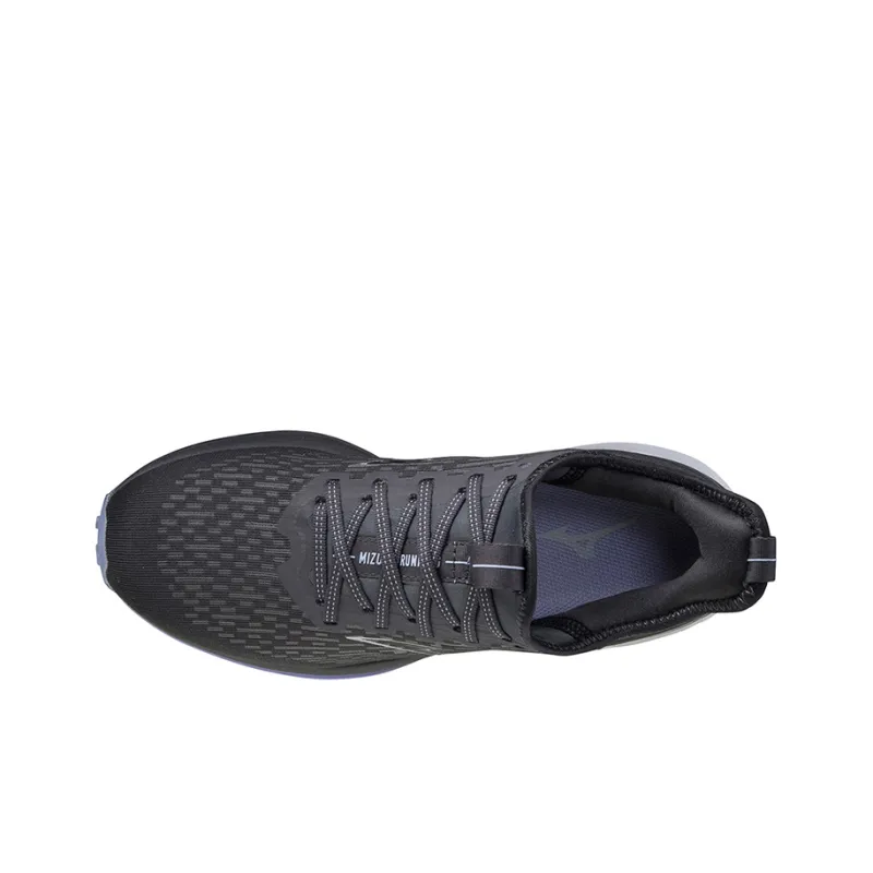 Mizuno Wave Rider Neo 2 Cushioning Anti-Slip Wear-Resistant Breathability Low-Top Running Shoes Women's Black Gray-2