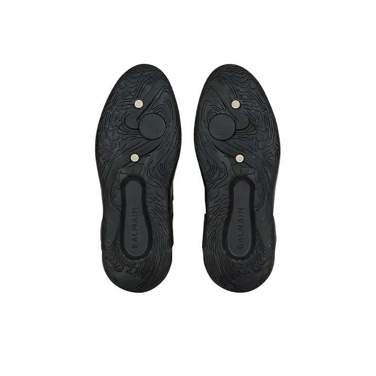 BALMAIN B Runner Low Top Casual Shoes Men's Black-4