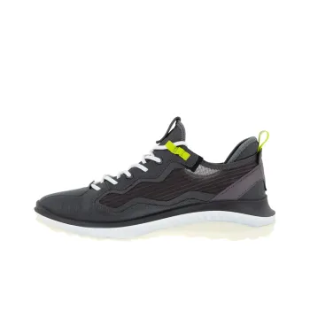 Ecco St 360 Cushioned Anti Slip And Wear Resistant Lightweight Low Top Casual Shoes Men's Gray