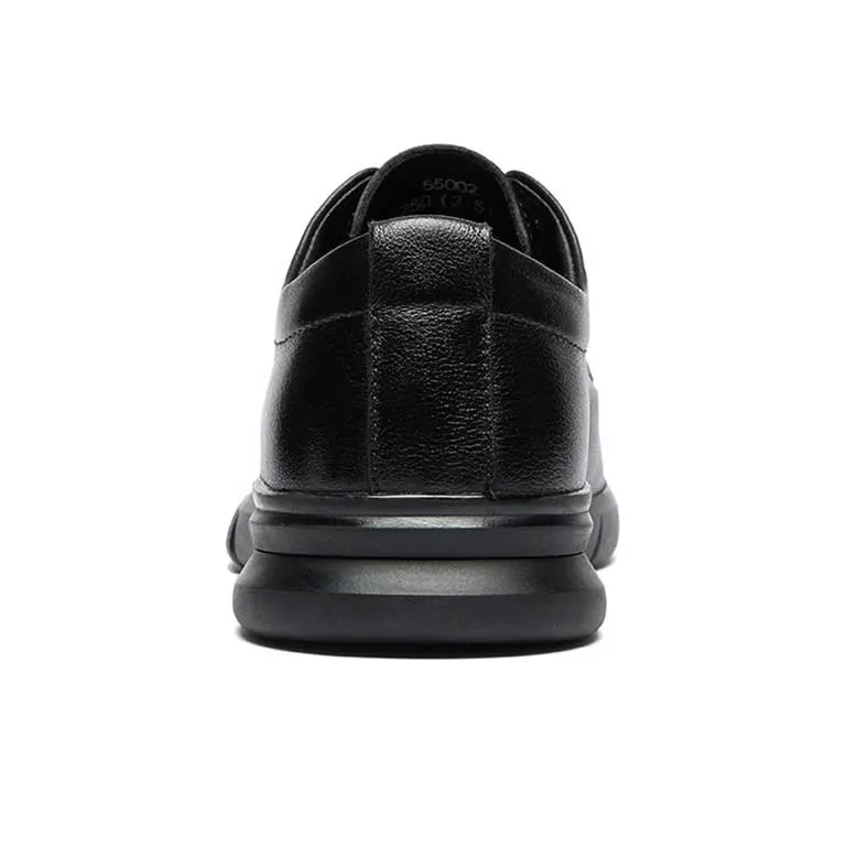 Jeep Dress Shoes Men Low Top Black-5