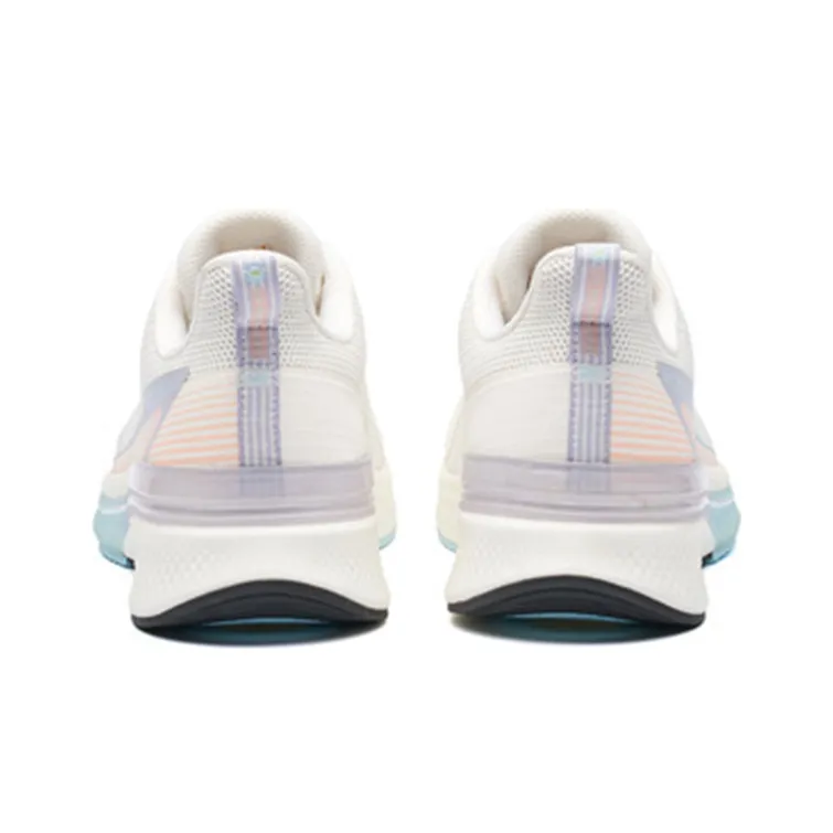 361° Cushioning, Slip Resistant, And Abrasion Resistant Low Top Running Shoes Women's White Purple-3