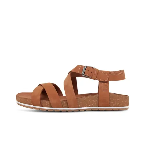 Timberland Malibu Waves Beach Sandals Women's Light Brown