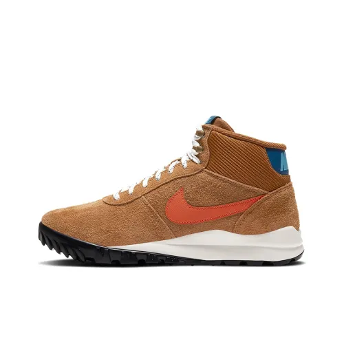 Nike Hoodland Hiking / Trekking Shoes Men Mid-Top Brown/Orange