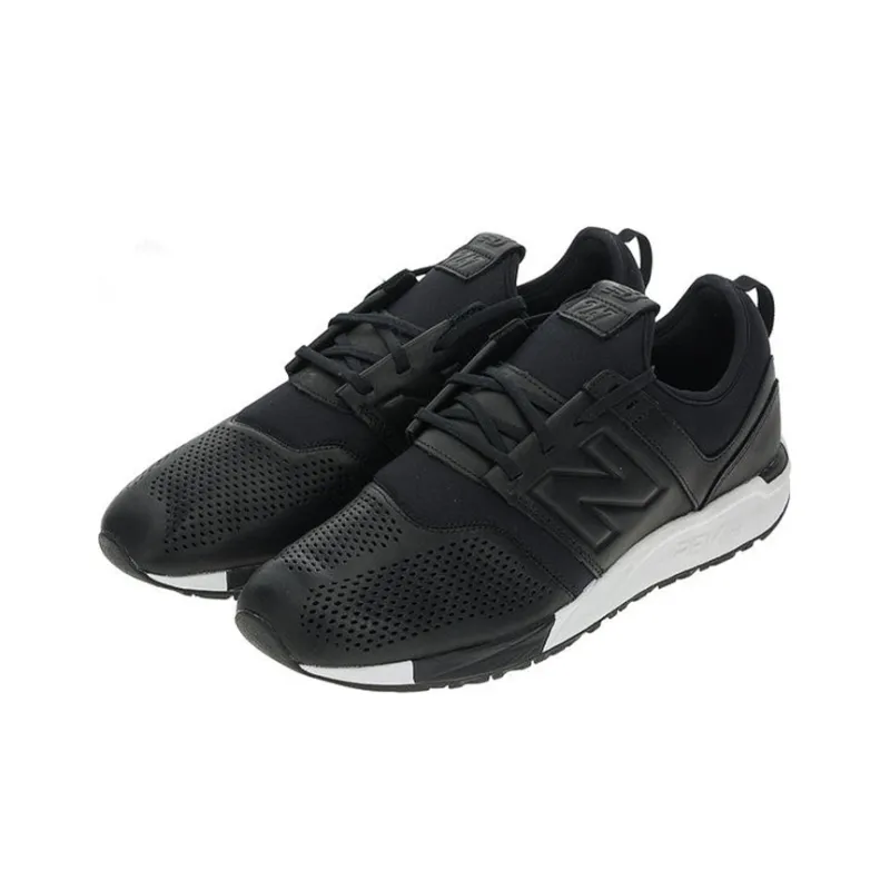 New Balance 247 Leather Black-1