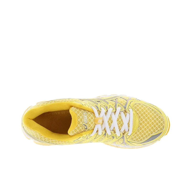 Asics Gel-Kayano20 Lite-Show Wear-Resistant Low-Top Running Shoes Women's Neon Yellow-2