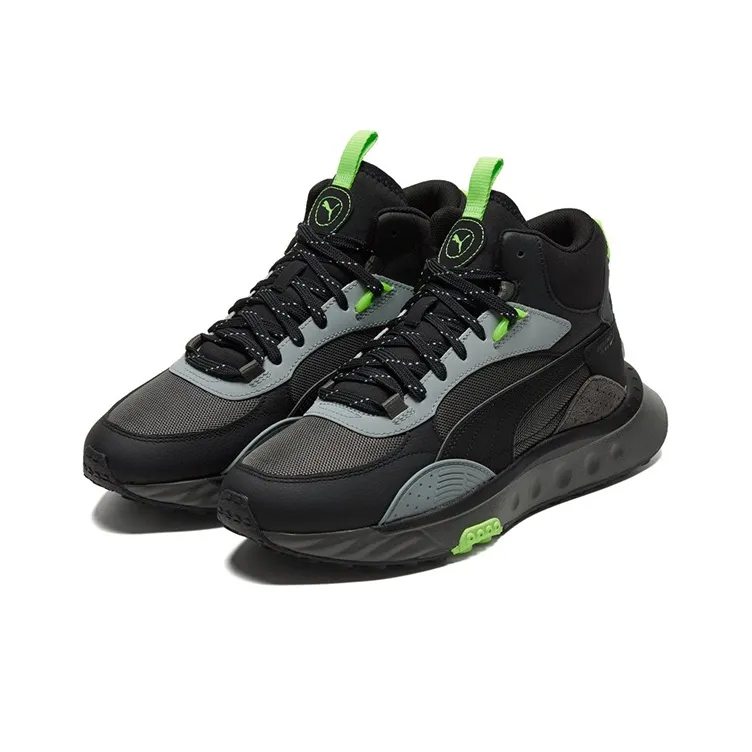 Puma Wild Rider Mid Black Dark Shadow-2