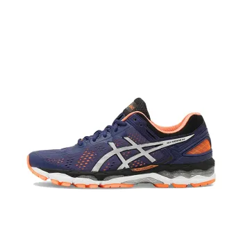 Asics Gel Kayano 22 Anti Slip Wear Resistant Low Top Running Shoes Men's Blue Silver
