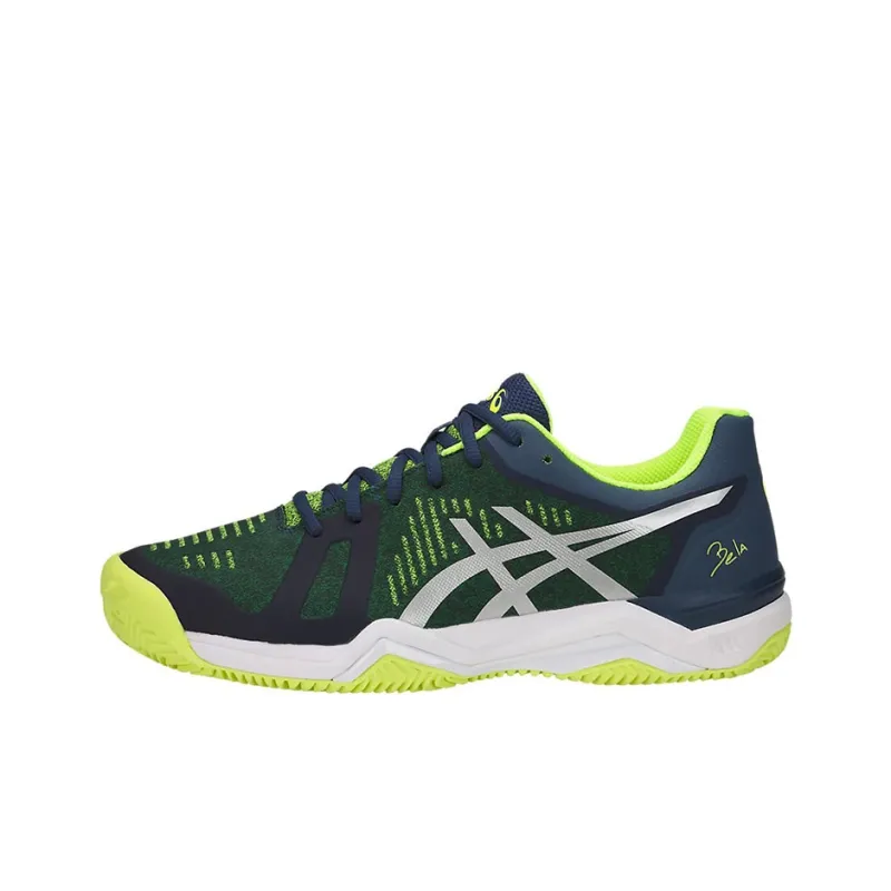 Asics Gel-Bela 6 SG Slip-Resistant Low-Top Running Shoes Men's Green Blue-0
