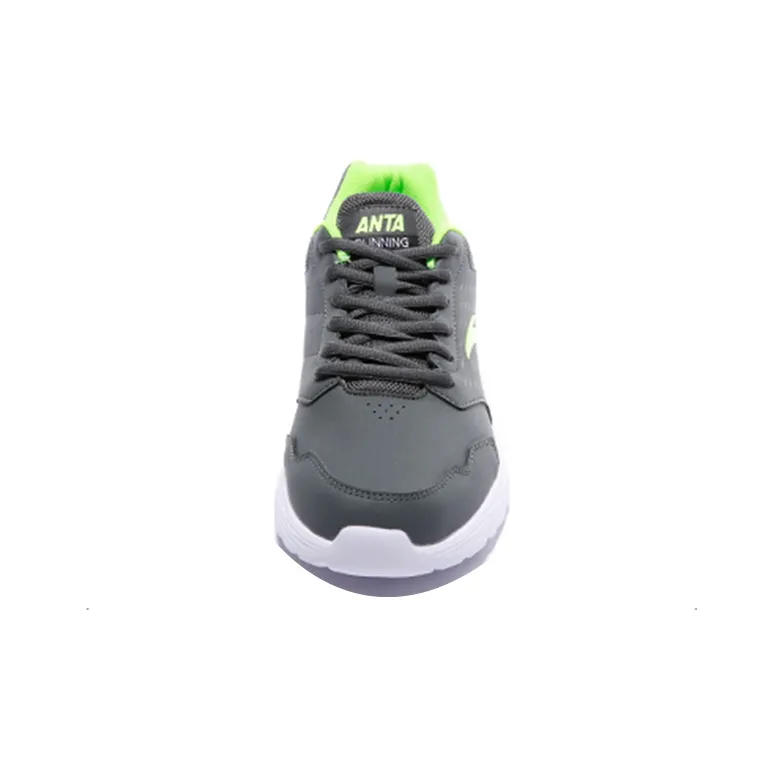 Anta Life Collection Wear Resistant Water Resistant Lightweight Low Top Casual Shoes Men's Castle Gray-3