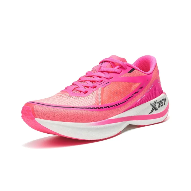 XTEP 260 1.0 Cushioned Anti Slip Wear Resistant Breathable Lightweight Low Top Running Shoes Women's Red-1