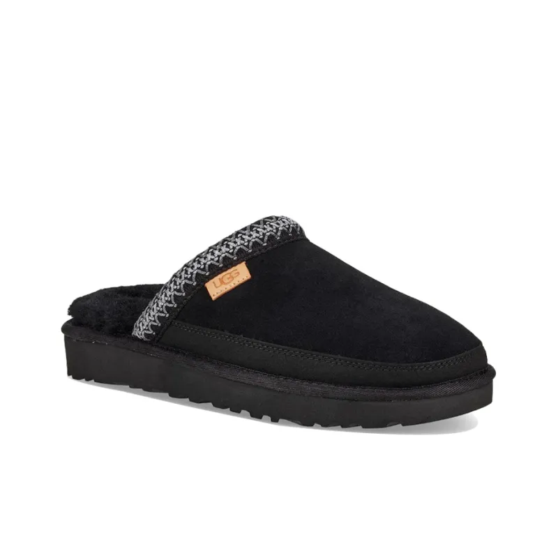 UGG Tasman Slip On Fleece Lined Shoe Black-2