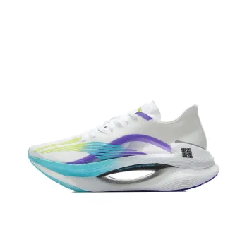LINING DOPAMINE Running Shoes Men Low Top Standard White/Fluorescent Blue Purple