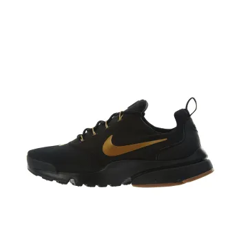 Nike Presto Fly Low-Top Casual Running Shoes Men's Black Gold