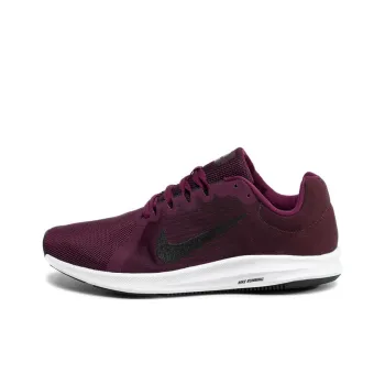 Nike Downshifter 8 Running Shoes Women's Low Top Burgundy/White