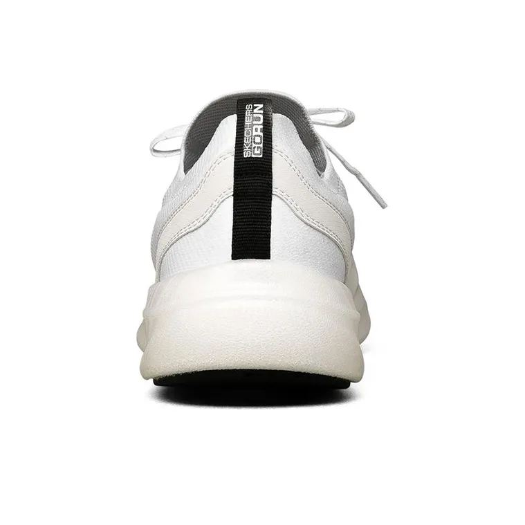 Skechers Go Run Hyper Burst Abrasion Resistant Low Top Running Shoes Men's White Black-3